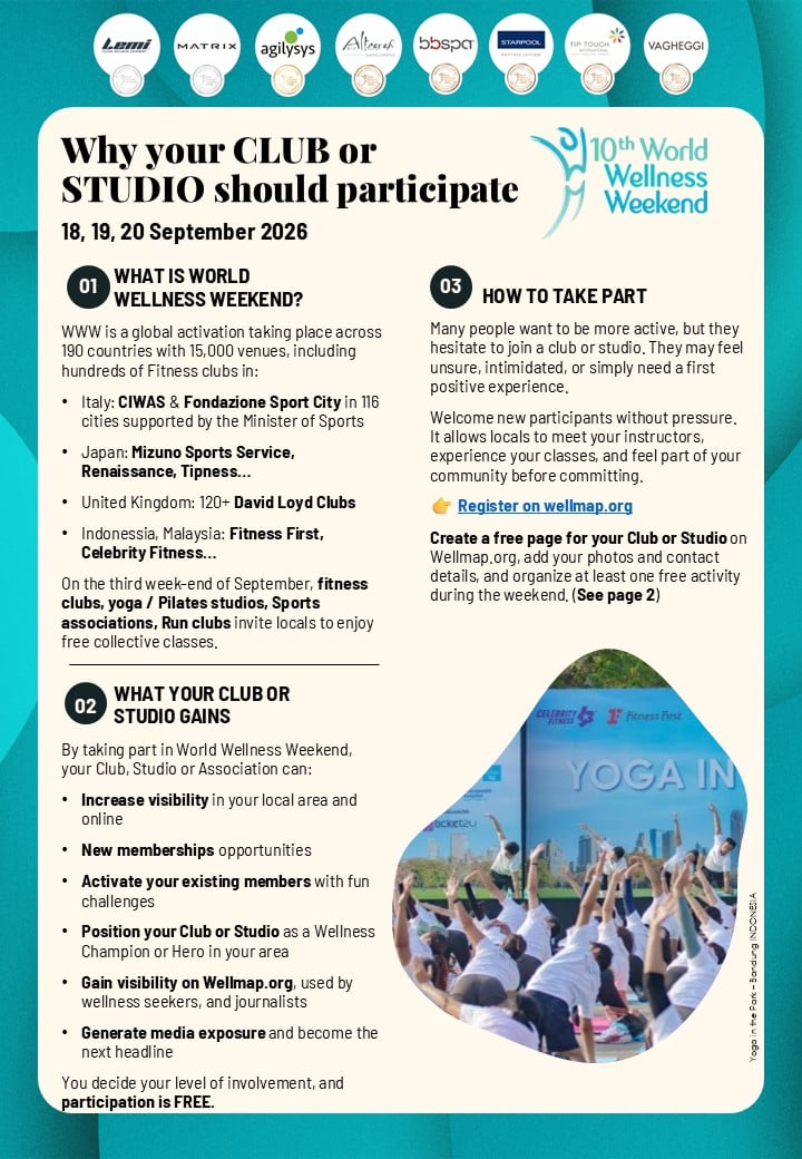 Why your CLUB or STUDIO should participate