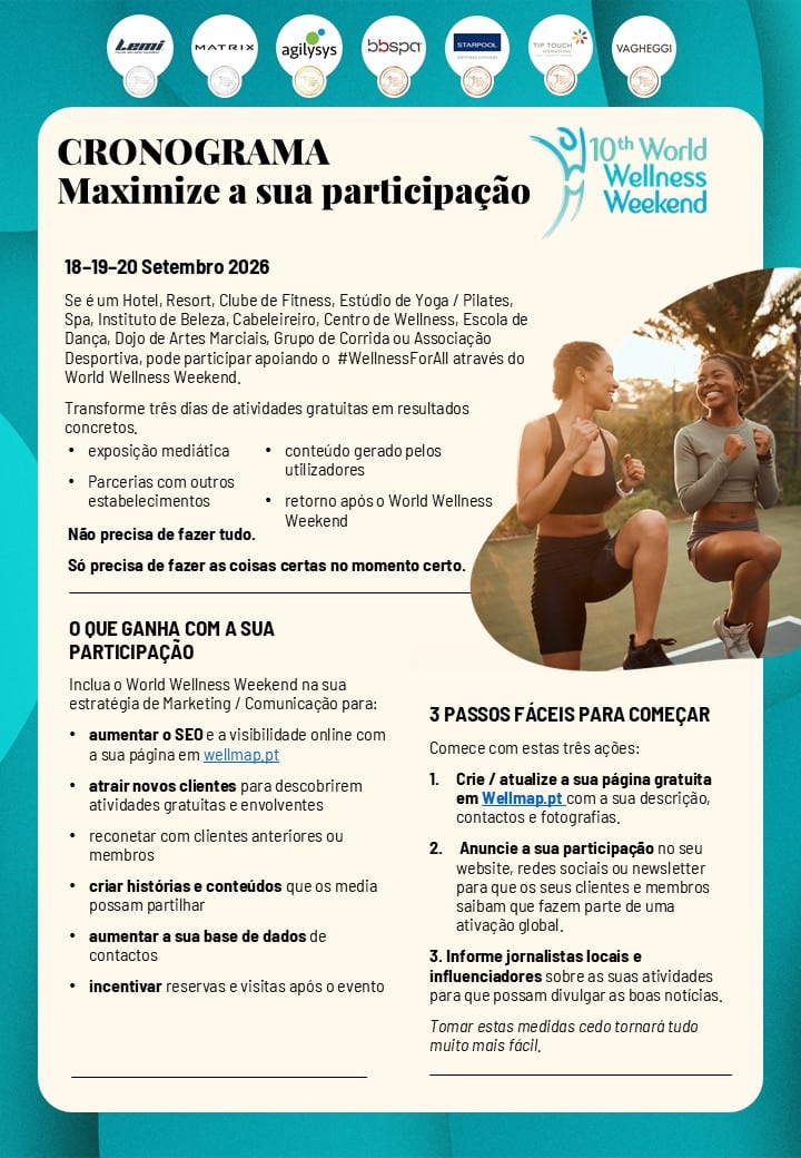 CRONOGRAMA Maximize a sua participação