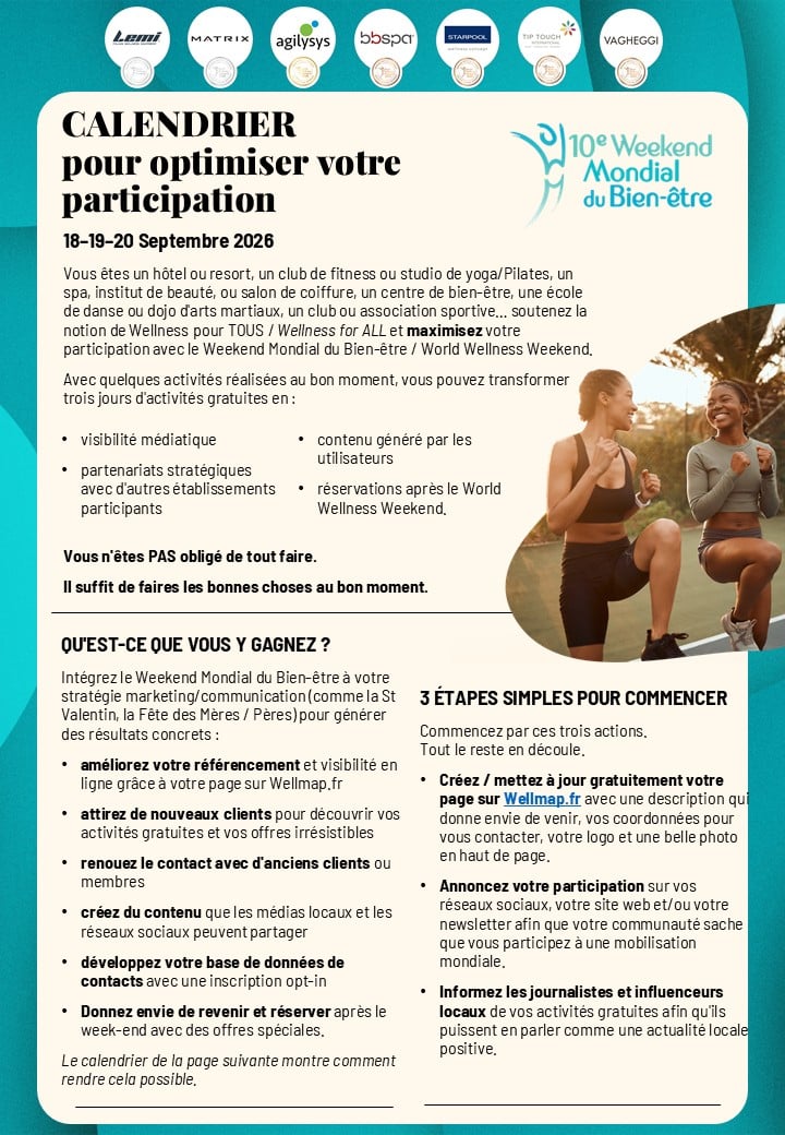 CALENDRIER (Conseils pour maximiser la participation)