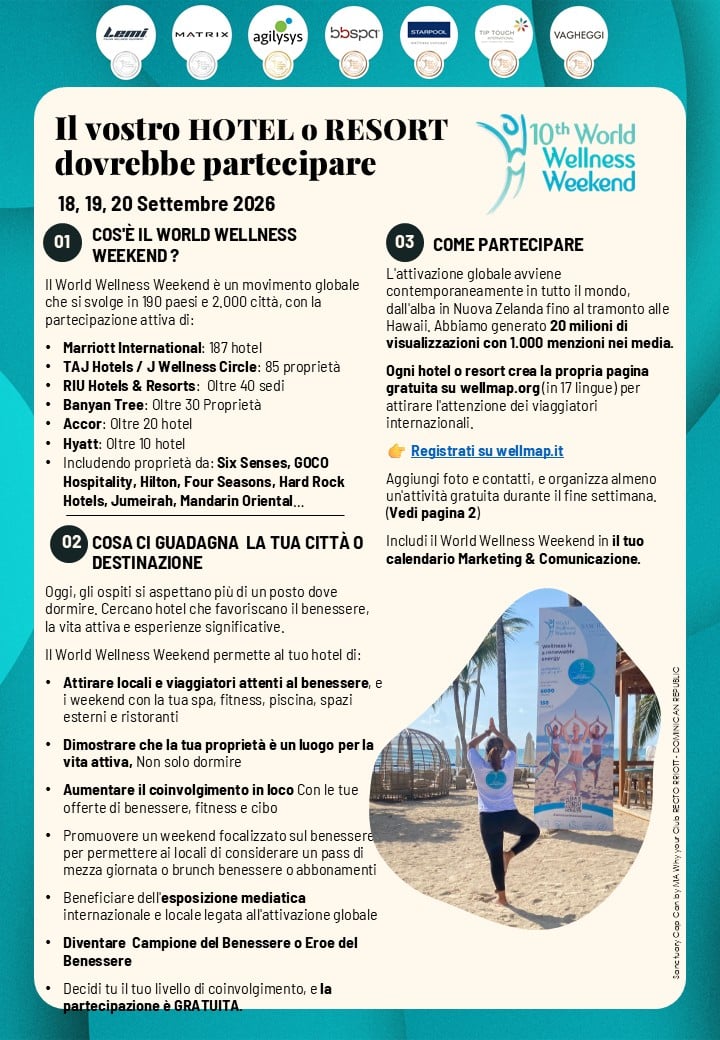 Il vostro HOTEL o RESORT dovrebbe partecipare